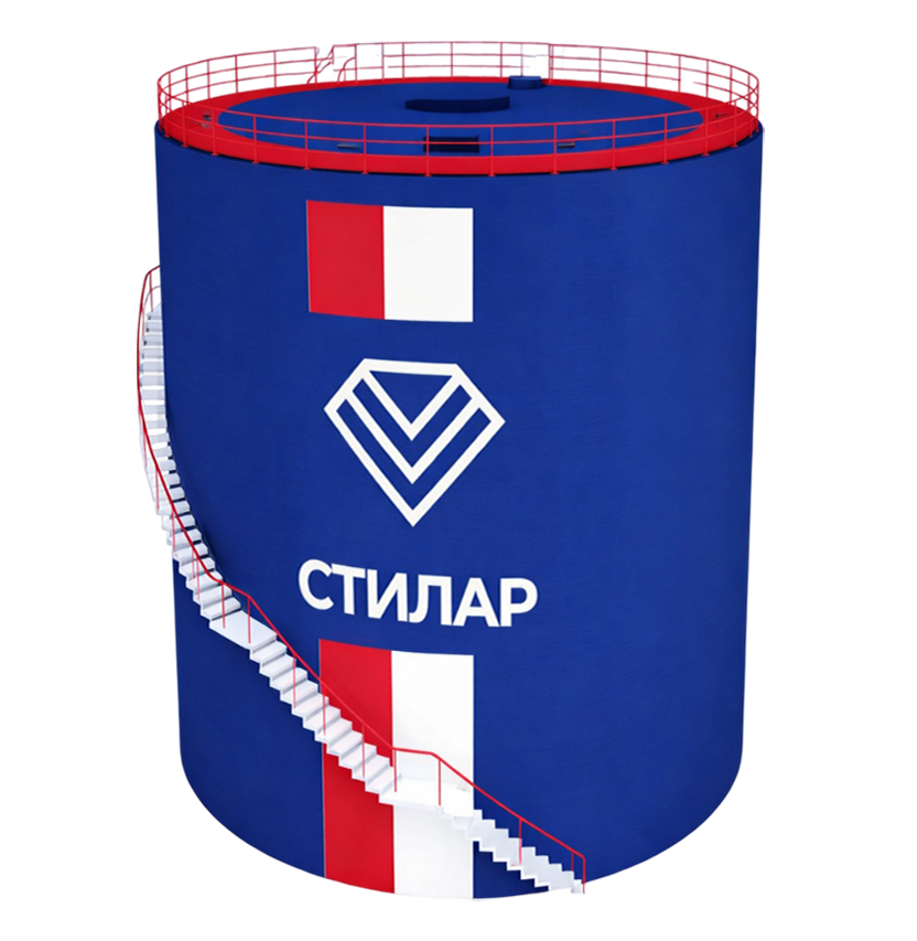 Цельносварной резервуар РВС для ГСМ 100 м³ от завода-производителя